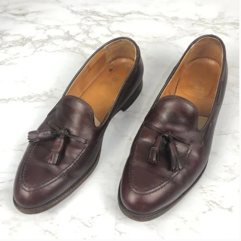 EUC Alden Tassel Slip On Cordovan Leather